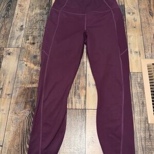 Fabletics maroon Leggings S